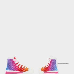 BASKETBALL HIGH TOP STUD EARRINGS MULTI