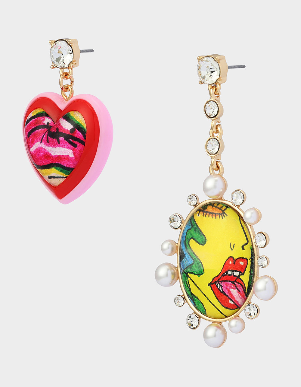 ART CAMPAIGN MISMATCH DROP EARRINGS - Image 4