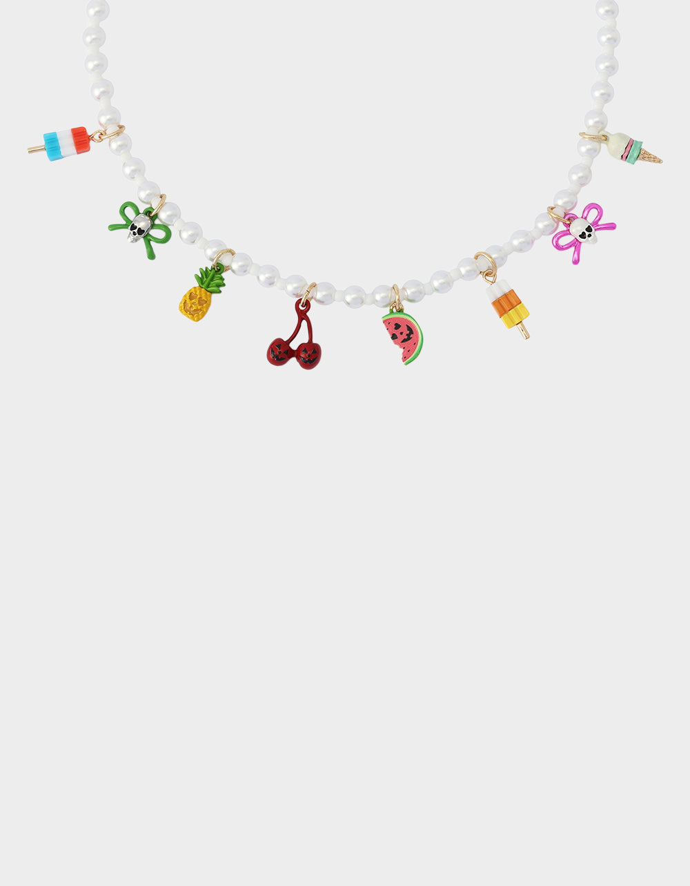 SUMMERWEEN CHARM FRONTAL NECKALCE PEARL - Image 3