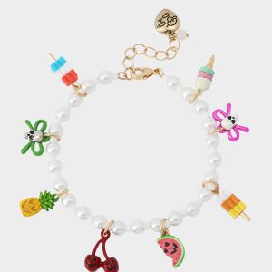 SUMMERWEEN CHARM FLEX BRACELET PEARL