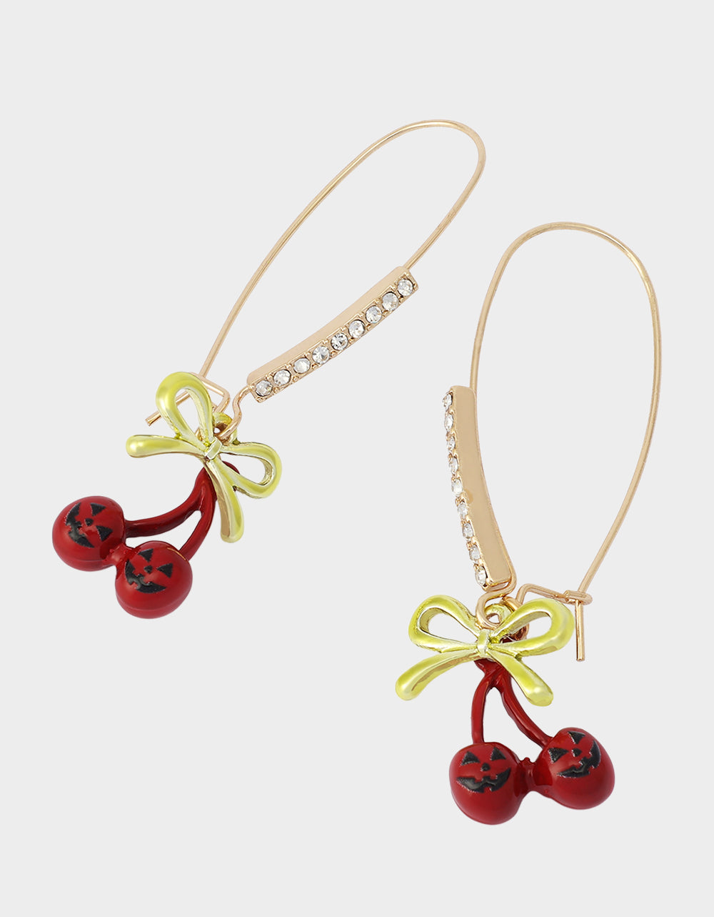 SPOOKY CHERRY SHEPHERD HOOK EARRINGS RED - Image 3
