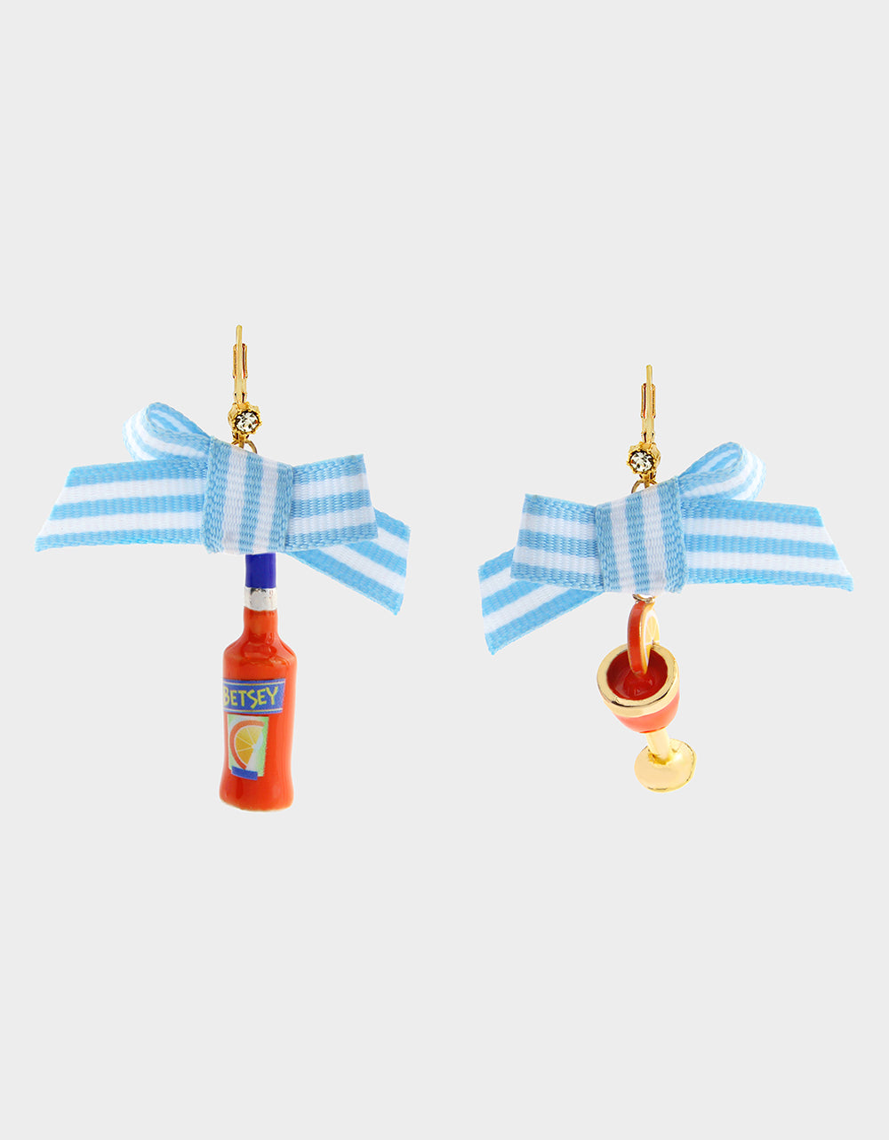 MISMATCH SPRITZ EARRINGS ORANGE