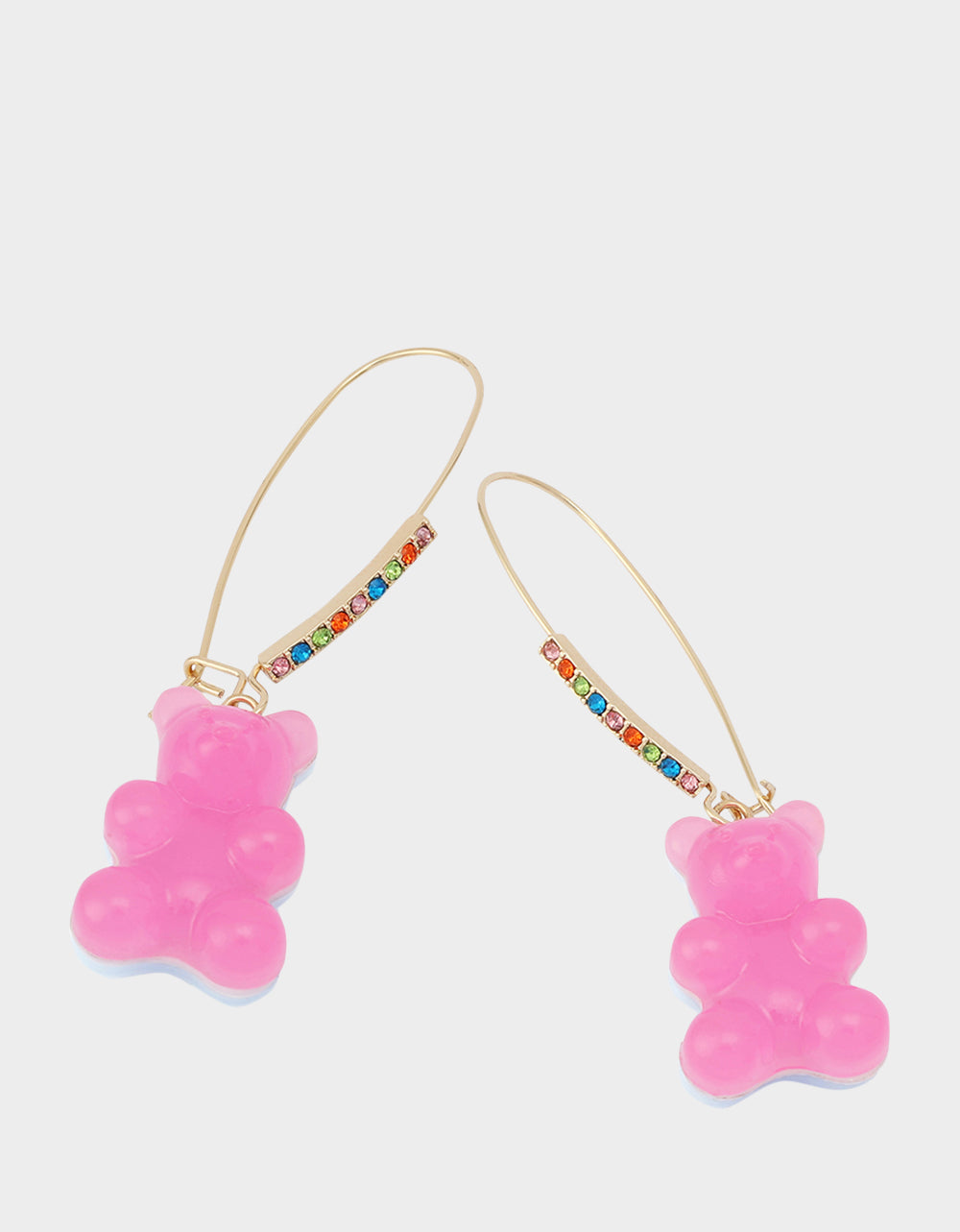 GUMMY BEAR SHEPHERD HOOK EARRINGS PINK - Image 3