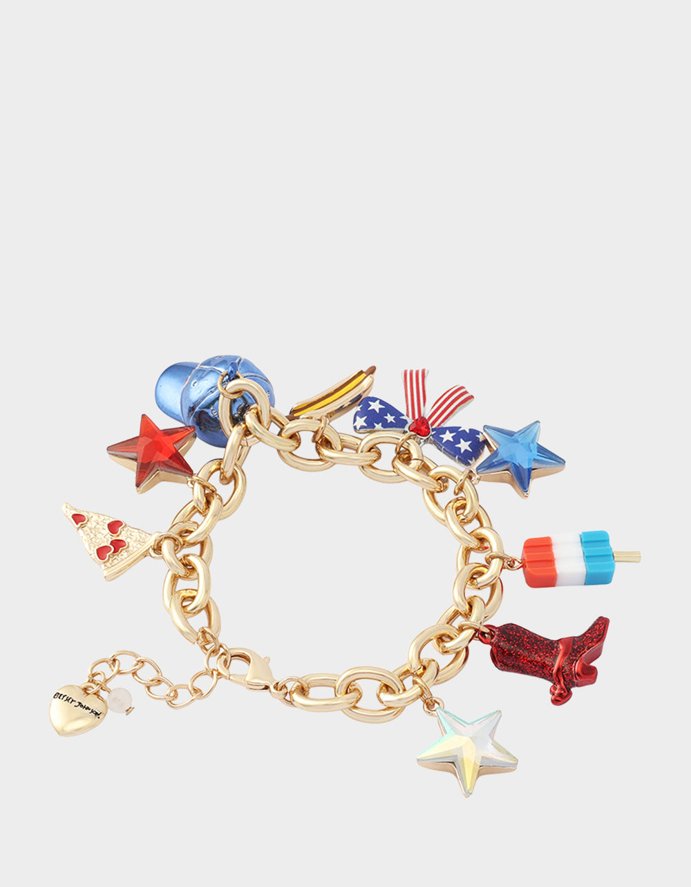 AMERICANA CHARM FLEX BRACELET RED - Image 4