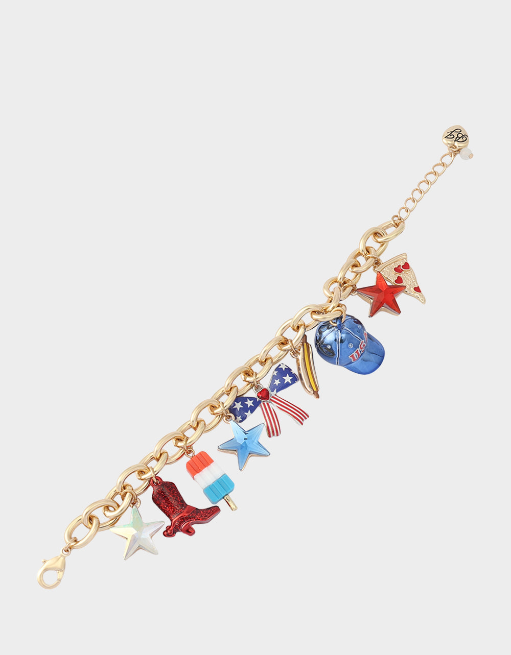 AMERICANA CHARM FLEX BRACELET RED - Image 5