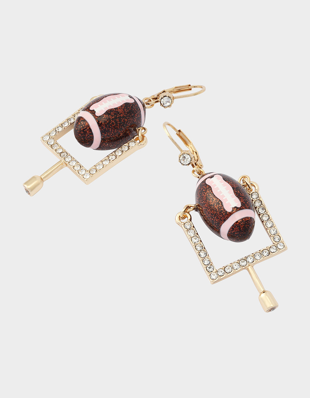 FIELD GOAL LEVERBACK EARRING BROWN - Image 2