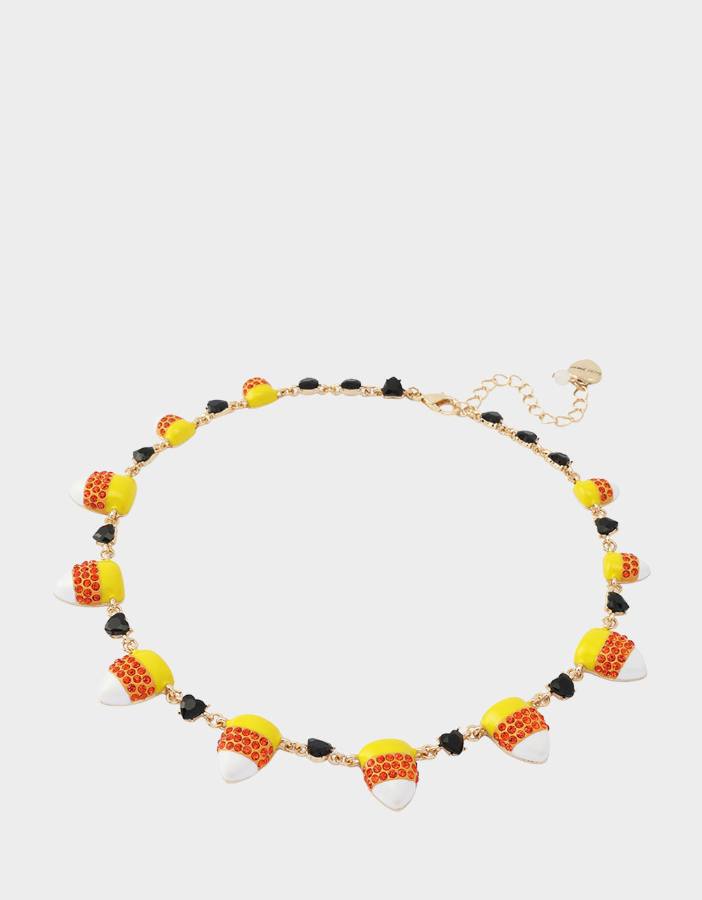 CANDY CORN FRONTAL NECKLACE ORANGE - Image 3