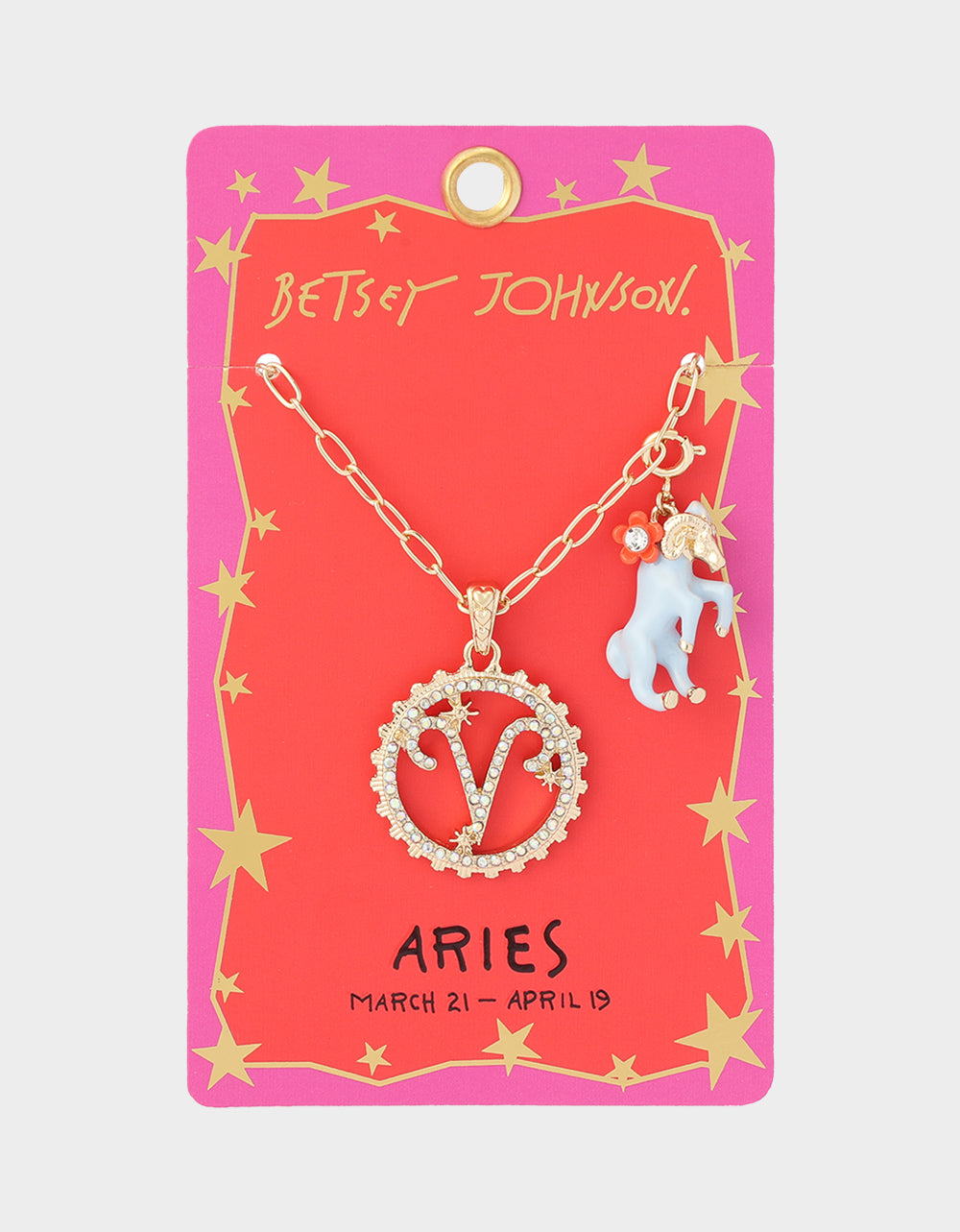 ARIES CHARM PENDANT LIGHT BLUE