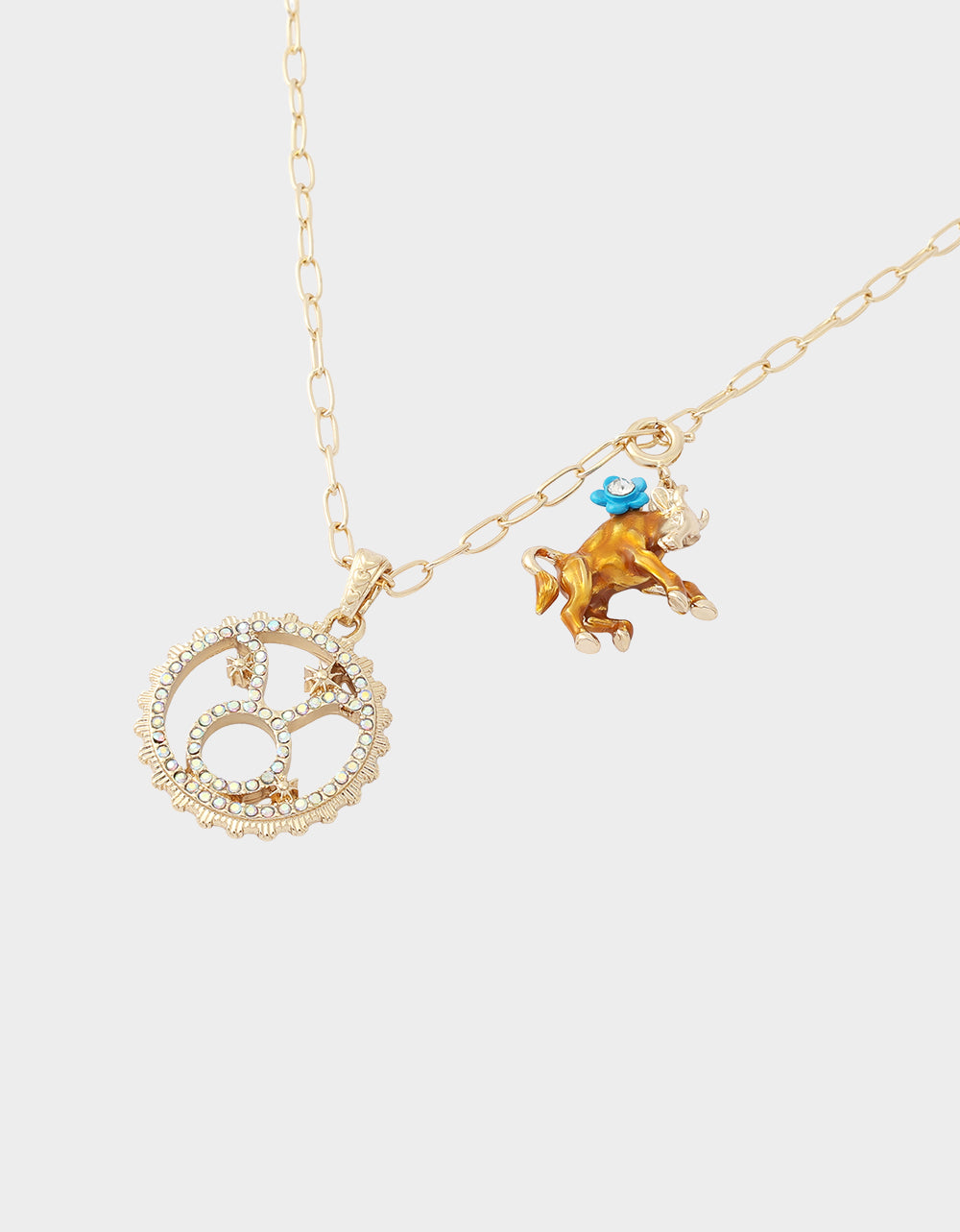 TAURUS CHARM PENDANT BROWN - Image 2