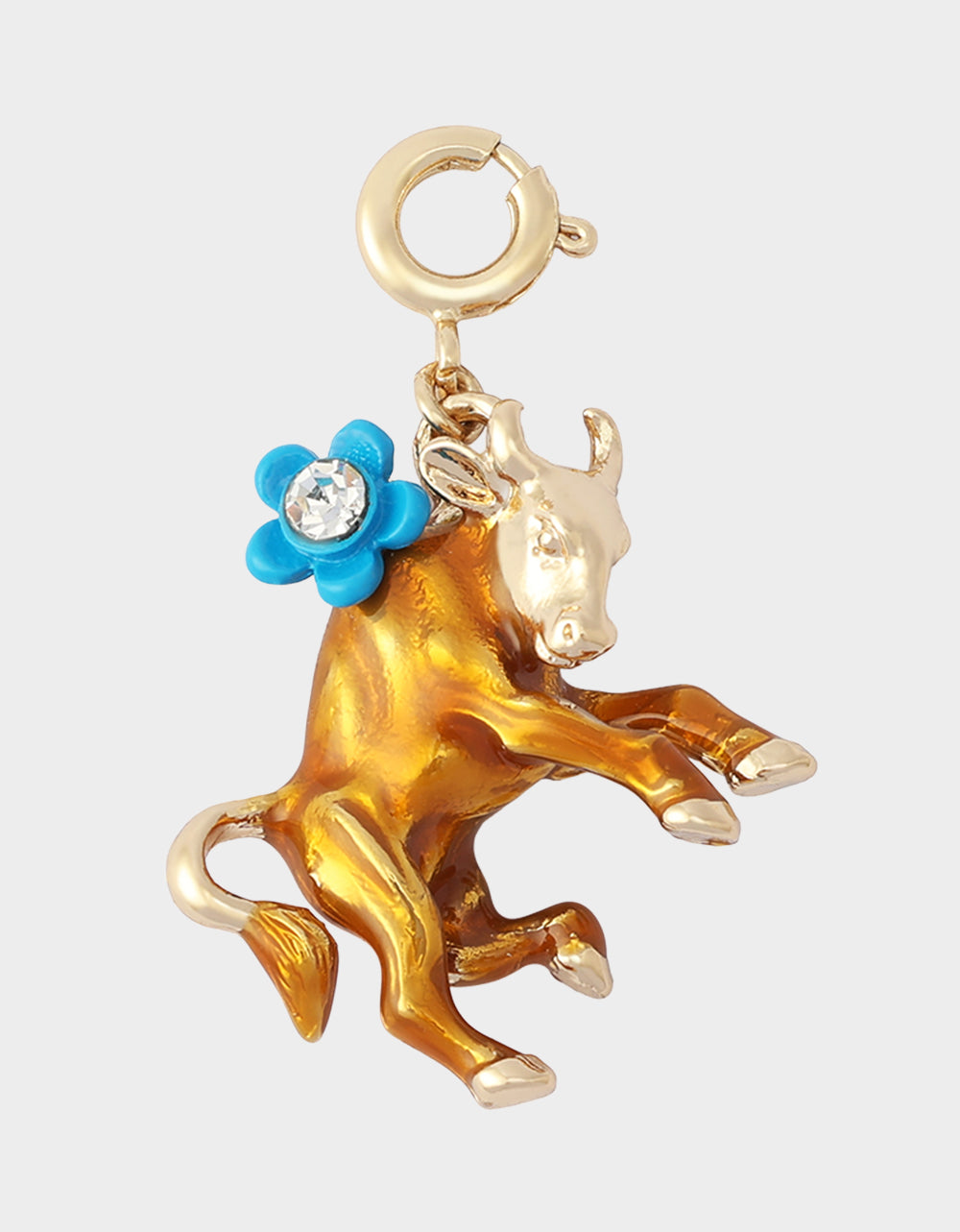 TAURUS CHARM PENDANT BROWN - Image 4