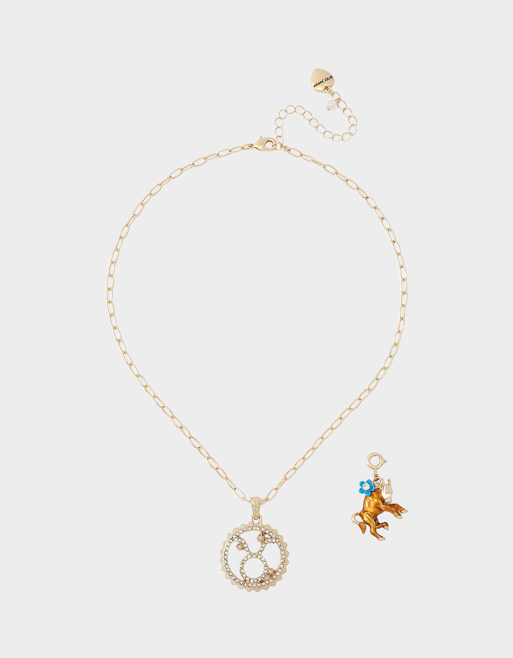 TAURUS CHARM PENDANT BROWN - Image 6