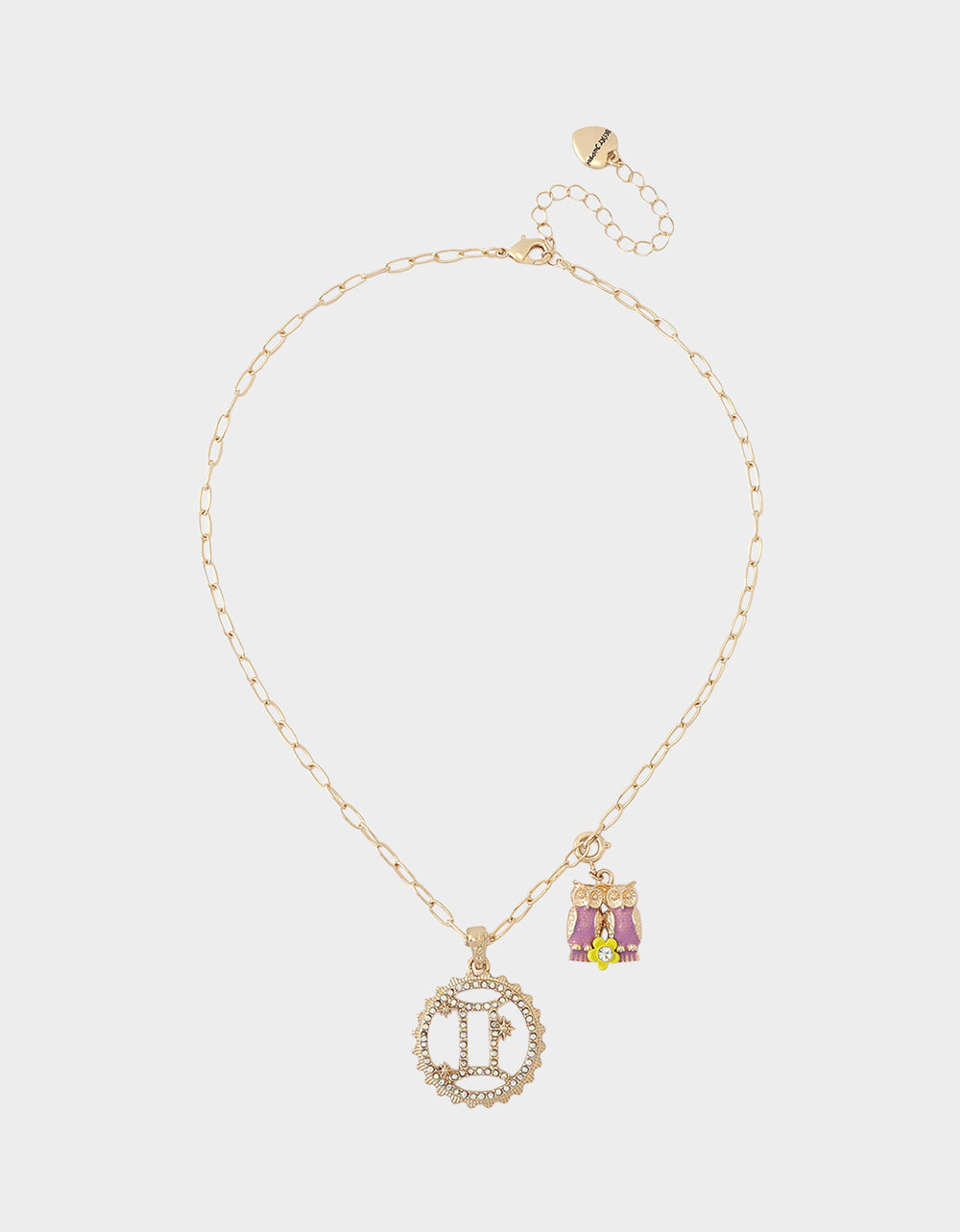 GEMINI CHARM PENDANT LIGHT PINK - Image 5