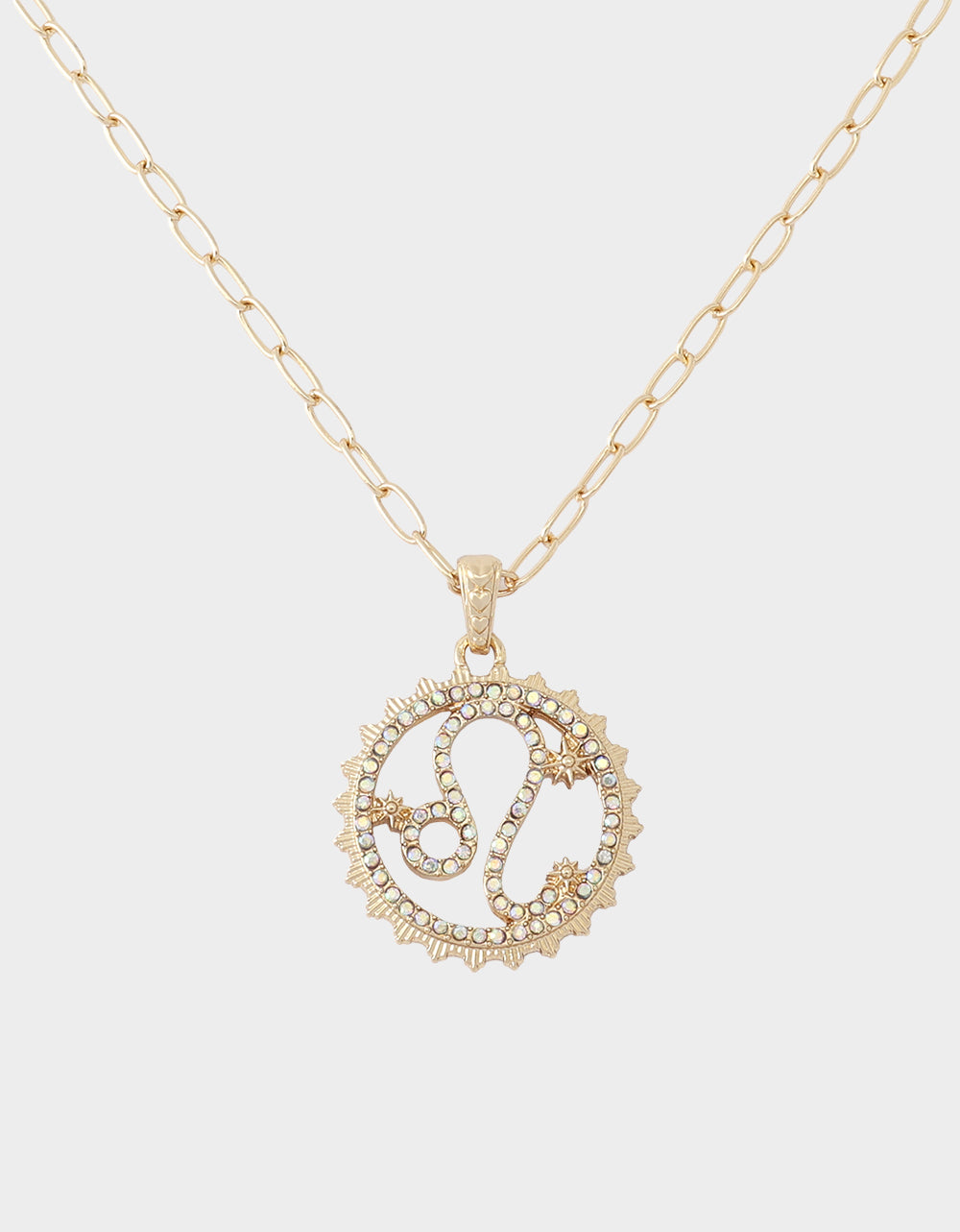LEO CHARM PENDANT YELLOW - Image 3