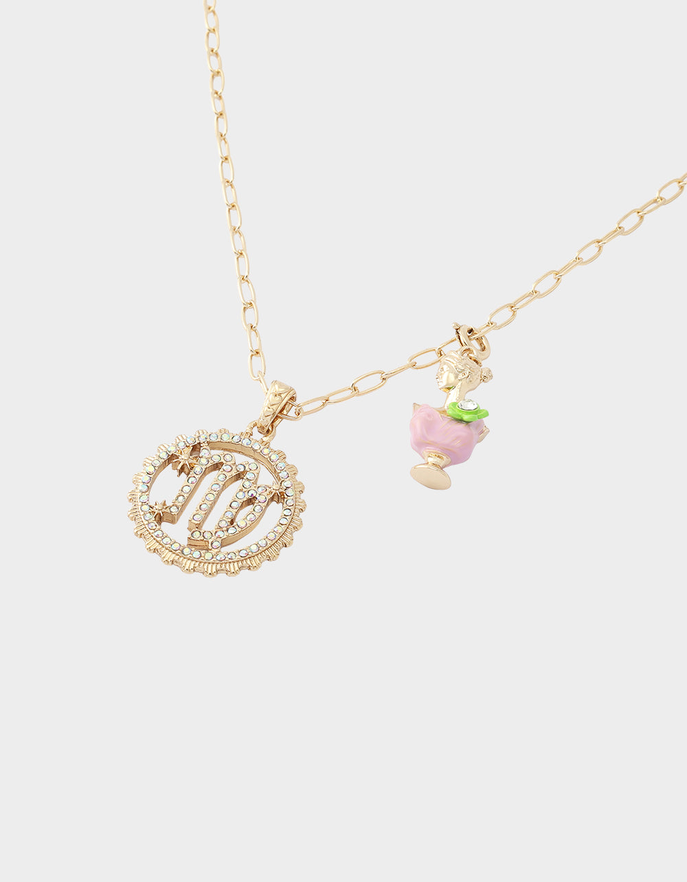 VIRGO CHARM PENDANT PINK - Image 2