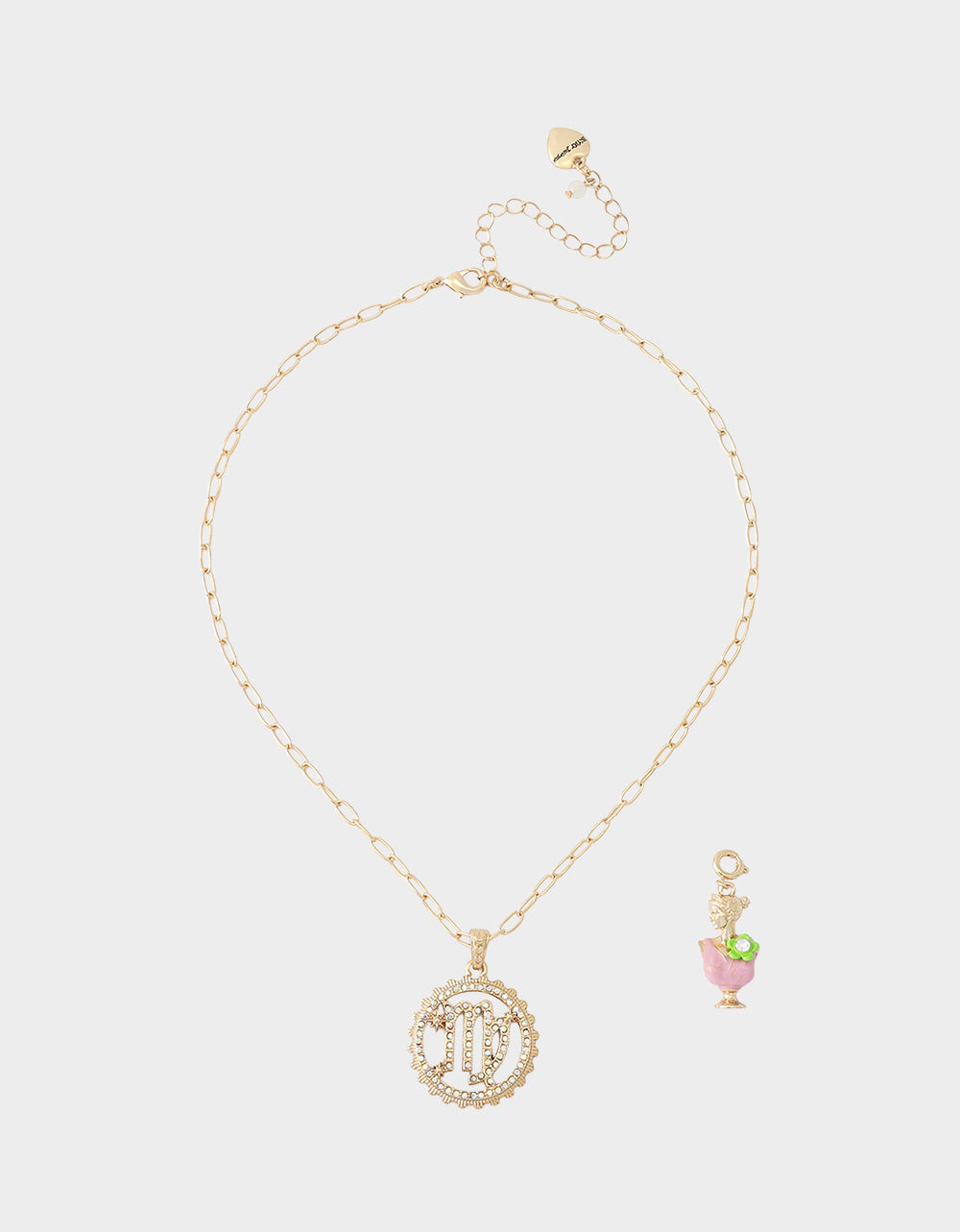 VIRGO CHARM PENDANT PINK - Image 6
