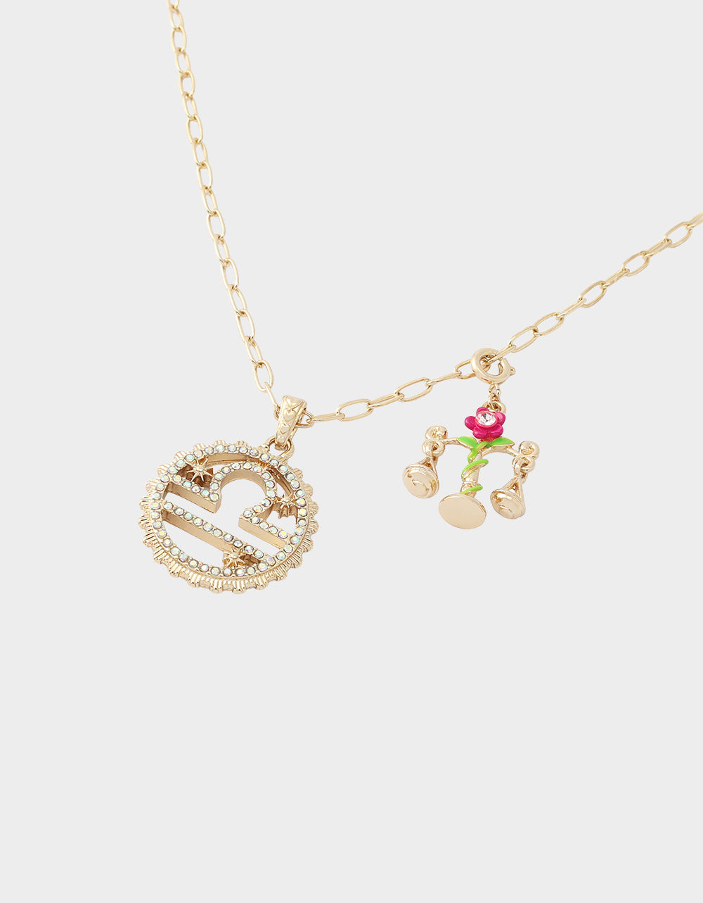 LIBRA CHARM PENDANT FUCHSIA - Image 2