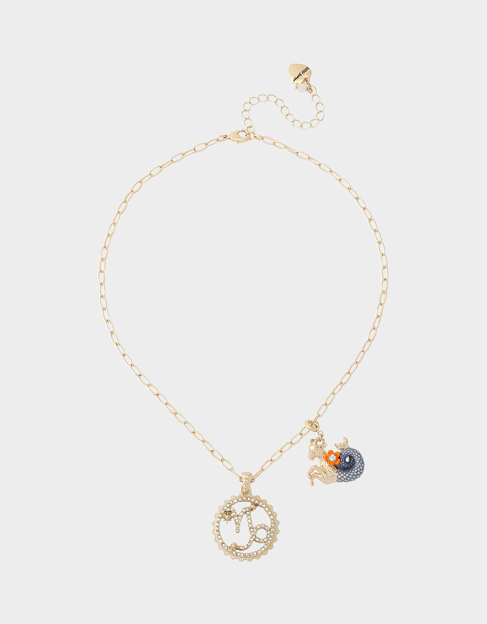 CAPRICORN CHARM PENDANT BLUE - Image 5