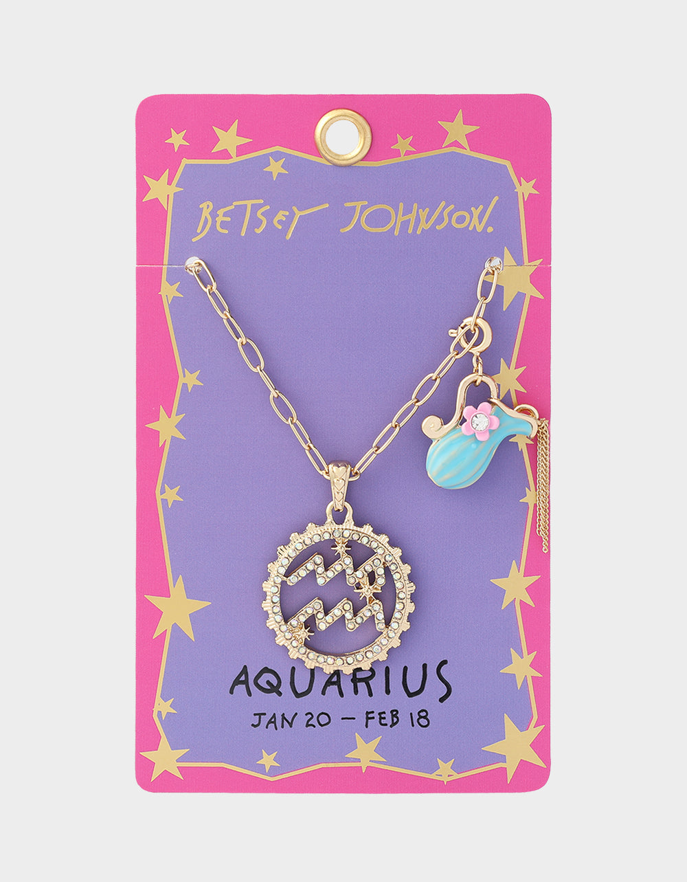 AQUARIUS CHARM PENDANT TURQUOISE