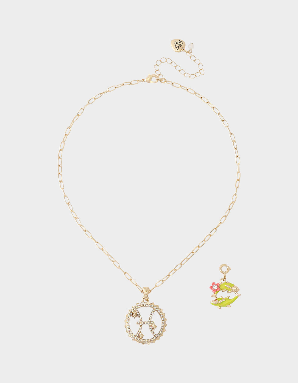 PISCES CHARM PENDANT YELLOW - Image 6