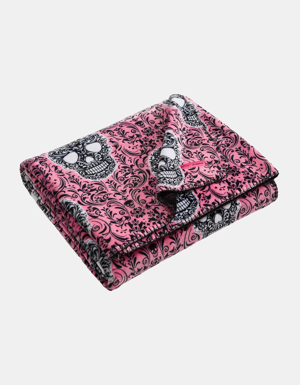 ANTIQUE SKULL 50 X 70 THROW BLANKET BLACK