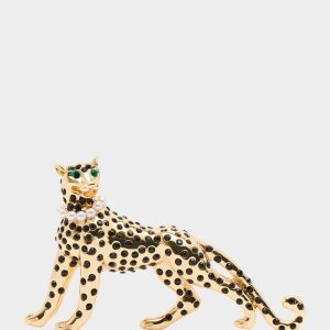 LEOPARD BROOCH GOLD