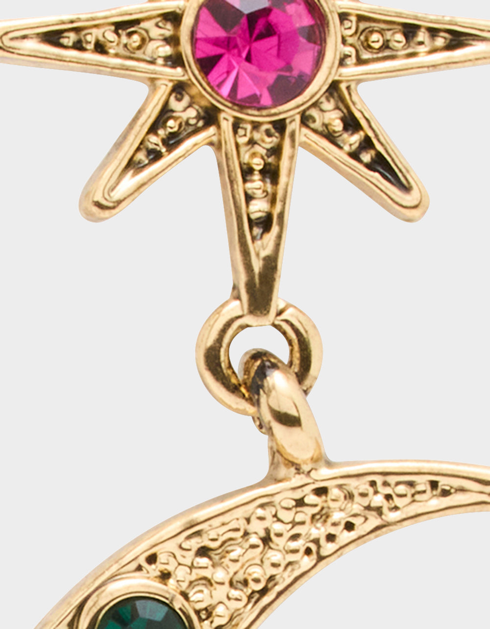 BETSEYS CELESTIAL STAR AND MOON MISMATCH EARRINGS MULTI - Image 3