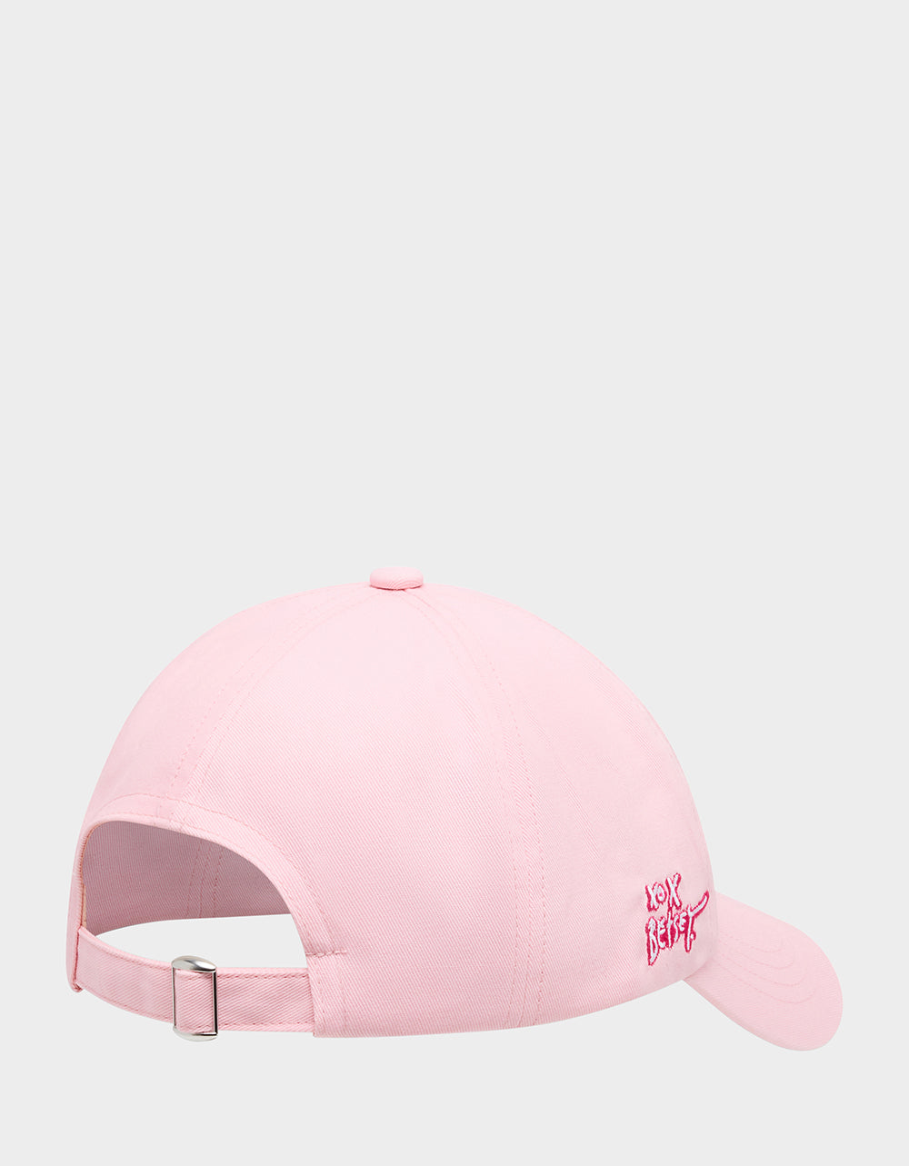 SARDINE EMBROIDERED BASEBALL CAP PINK - Image 3