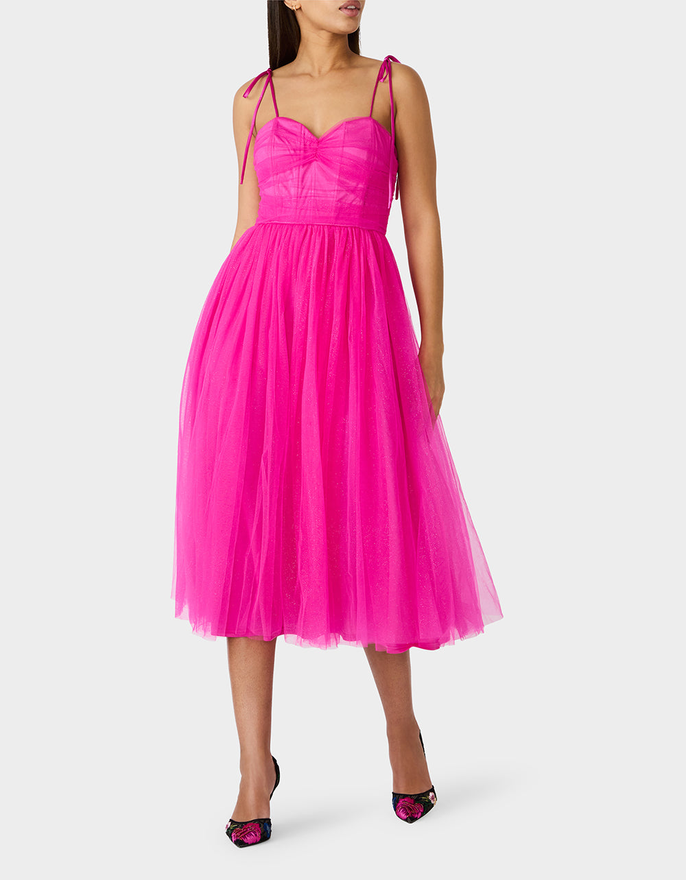 GLITTER TULLE MULTI MAGENTA - Image 4