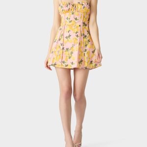 LOVELY LEMONS DRESS PINK