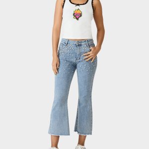 BETSEY ICON TANK TOP WHITE