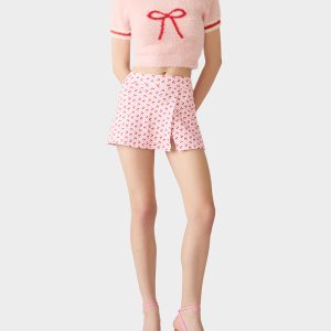 BETSEY'S BOW SWEATER PINK