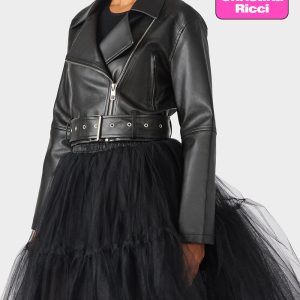 REBEL ROSE JACKET BLACK