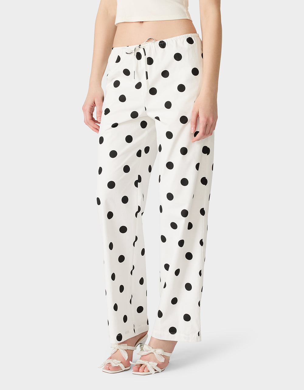DOTTY DARLING PANTS WHITE - Image 4