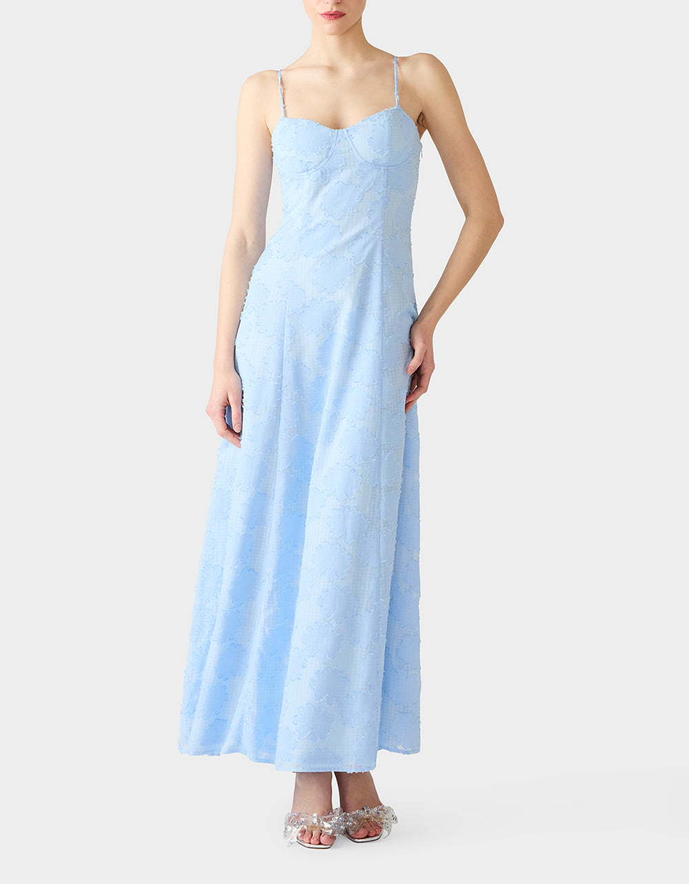 DAYDREAM DAISY MAXI DRESS LIGHT BLUE - Image 7