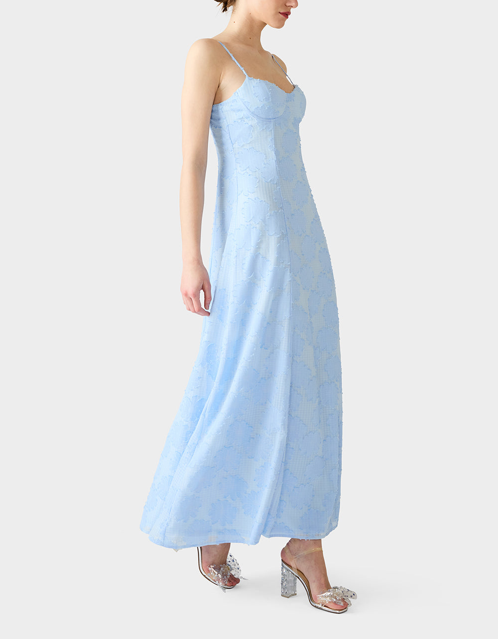 DAYDREAM DAISY MAXI DRESS LIGHT BLUE - Image 5