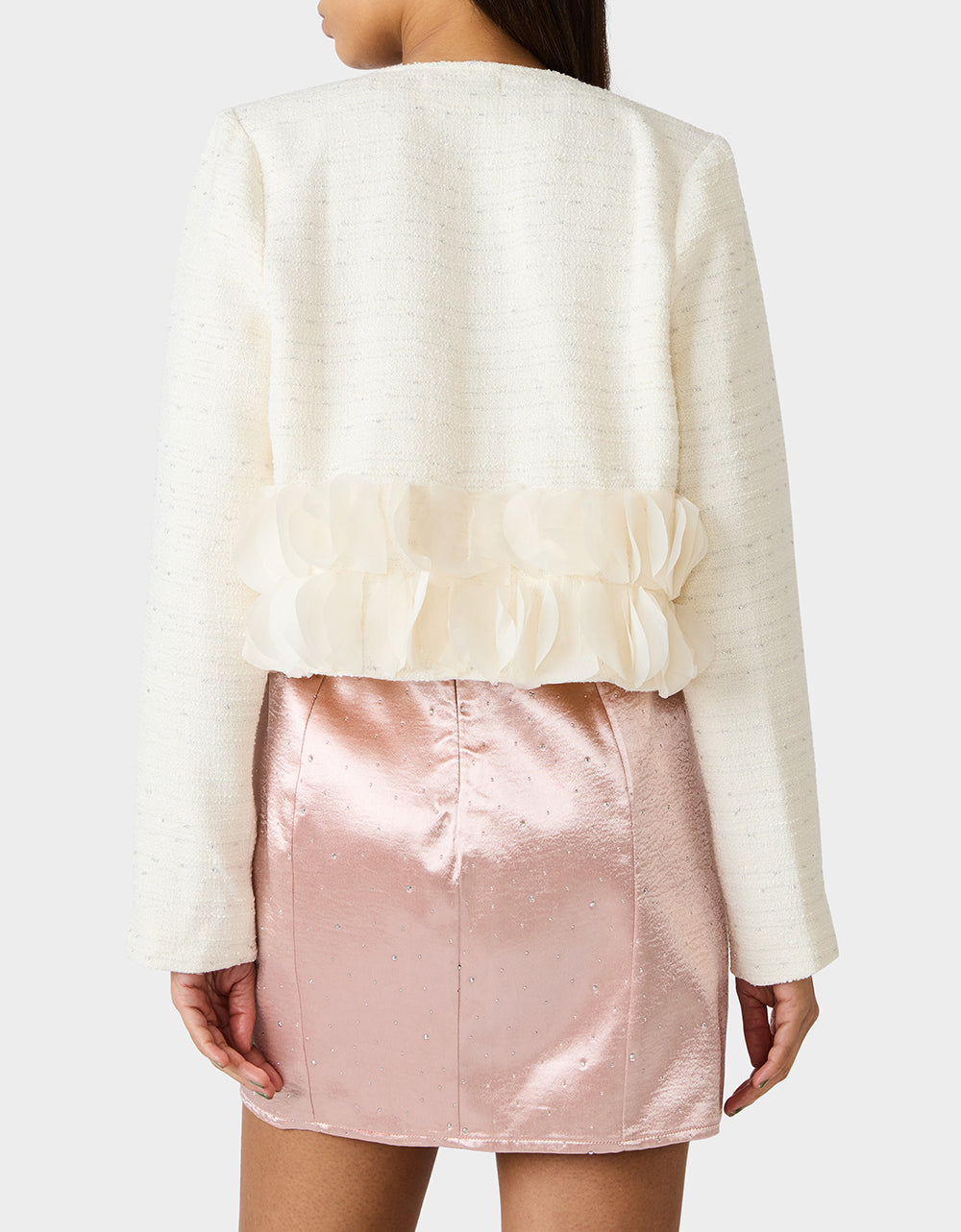 RUFFLE SOCIETY BLAZER CREAM - Image 4