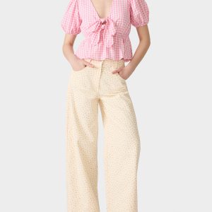PICNIC TIE TOP PINK