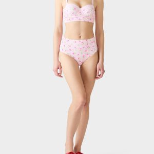 GINGHAM ROSE BIKINI SET PINK