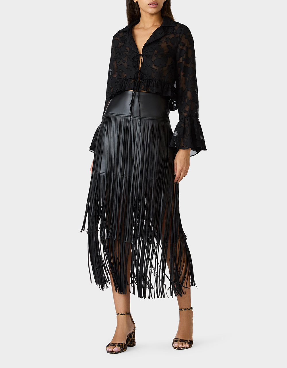 OPHELIA NOIR BLOUSE BLACK - Image 7