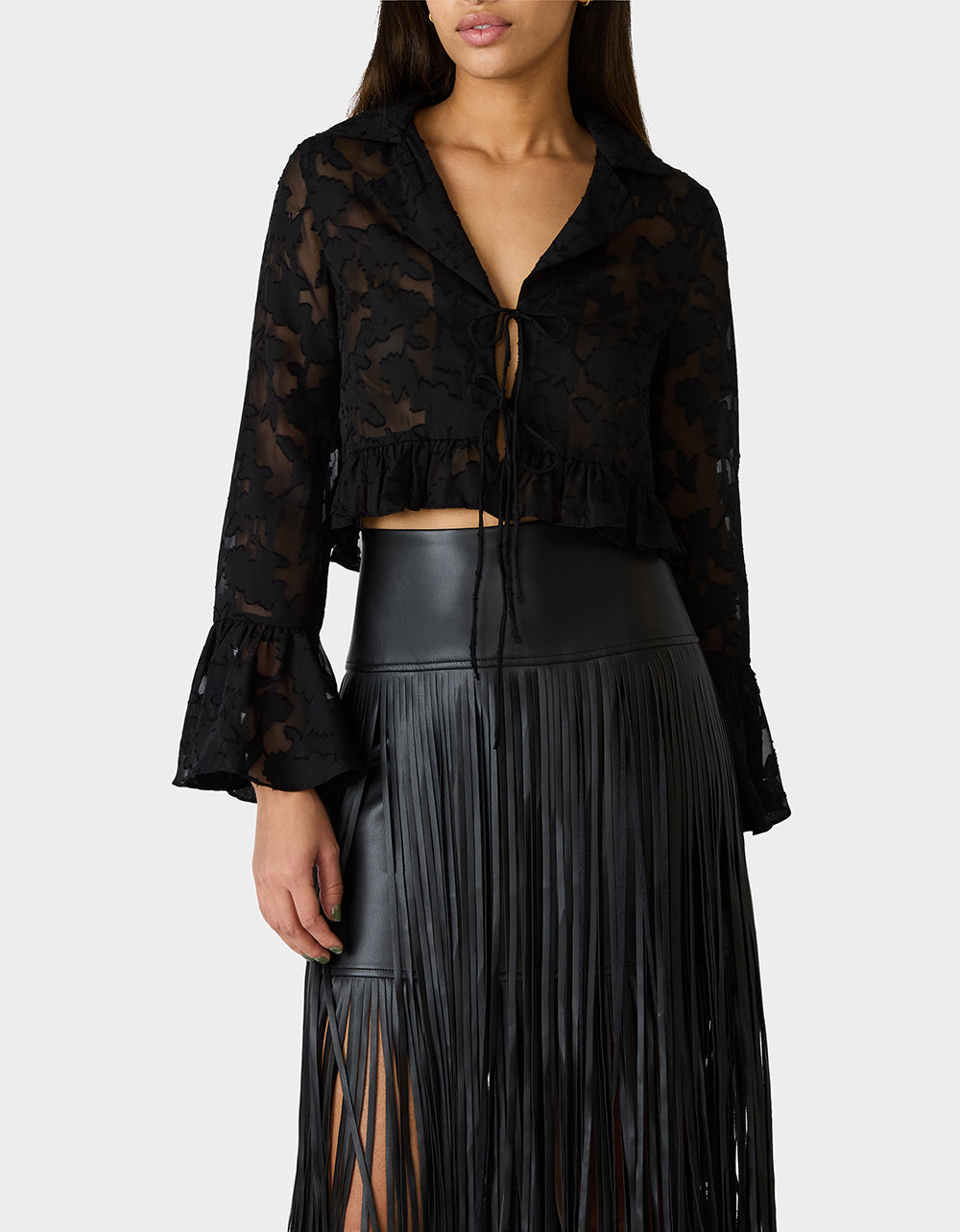 OPHELIA NOIR BLOUSE BLACK