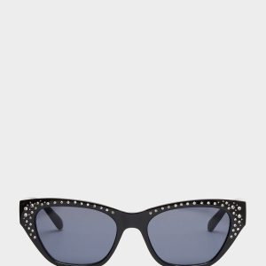 ROCKSTAR STUD SUNNIES BLACK