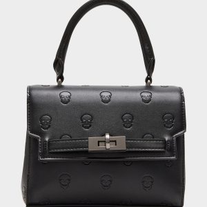 SKULLICIOUS TOP HANDLE BLACK