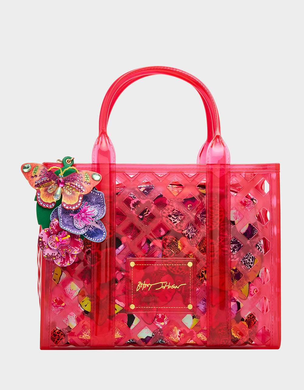 JAMMIN CLEAR SATCHEL PINK