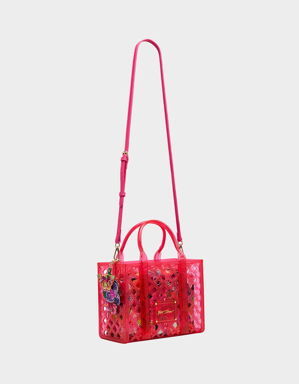 JAMMIN CLEAR SATCHEL PINK - Image 4