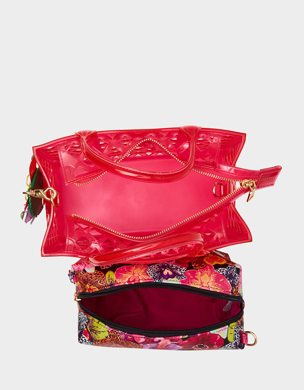 JAMMIN CLEAR SATCHEL PINK - Image 6