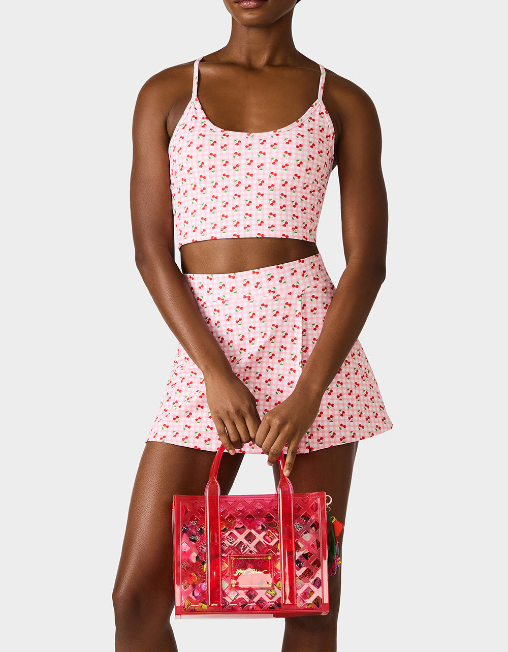 JAMMIN CLEAR SATCHEL PINK - Image 8