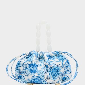 DRAWSTRING POUCH BLUE