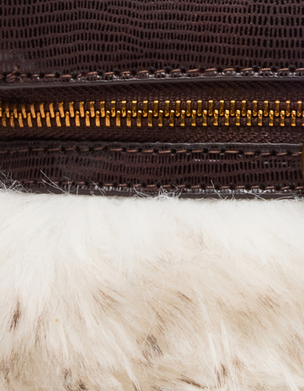 FAUX FUR VANITY CROSSBODY OFF WHITE - Image 7