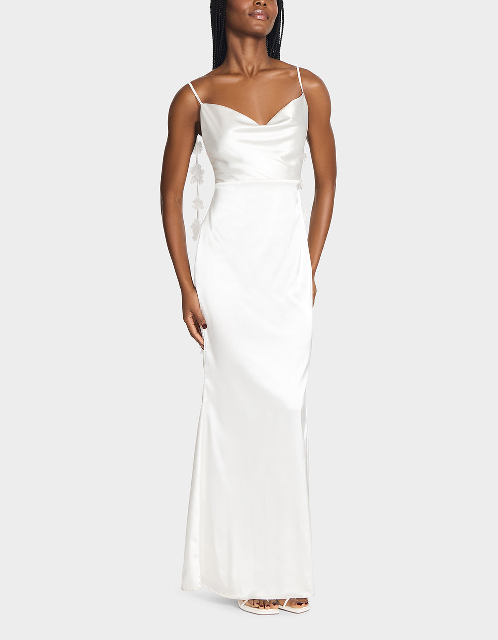 THREAD OF ROSES DRESS WHITE - Image 3
