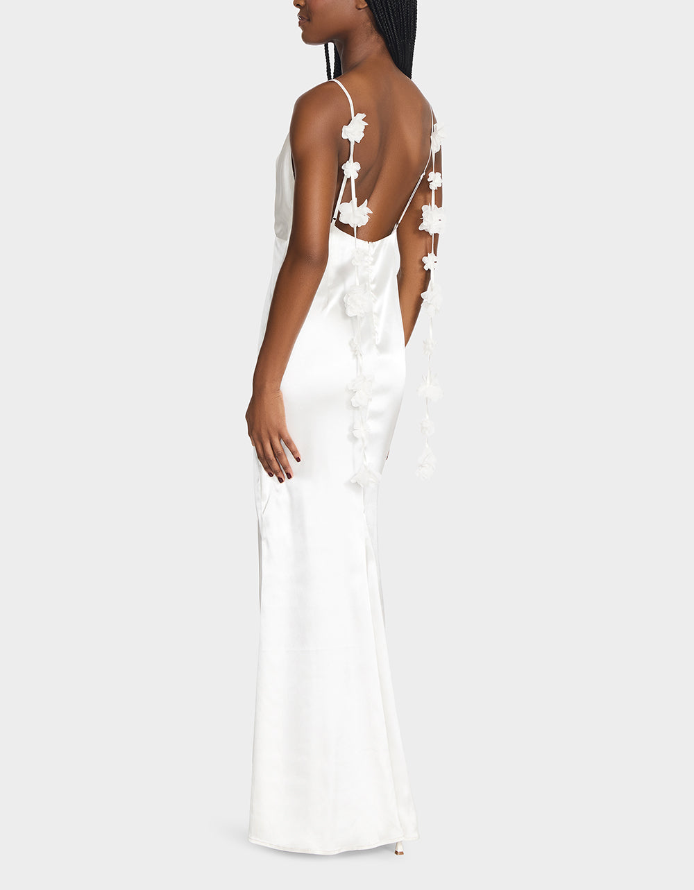 THREAD OF ROSES DRESS WHITE